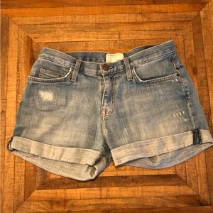 Current Elliot Boyfriend Roll Shorts
